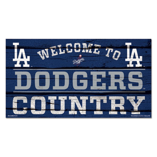 Los Angeles Dodgers Wood Sign 13"x24" 1/4" thick