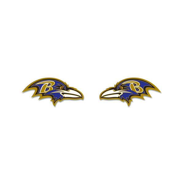 Baltimore Ravens Earrings Jewelry Card
