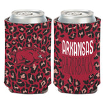 Arkansas Razorbacks LEOPARD Can Cooler 12 oz.