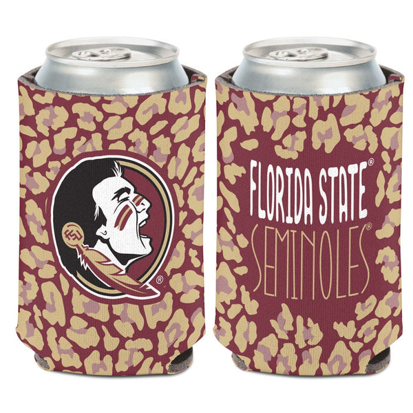 Florida State Seminoles LEOPARD Can Cooler 12 oz.