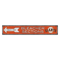San Francisco Giants Wood Sign 6"x36" 3/8" thick