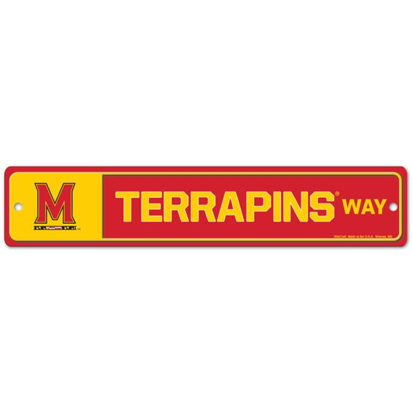 Wholesale-Maryland Terrapins Street / Zone Sign 4.5" x 17"