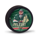 Minnesota Wild Hockey Puck Packaged Marc-Andre Fleury
