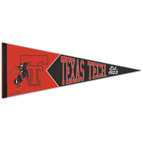 Wholesale-Texas Tech Red Raiders /College Vault Premium Pennant 12" x 30"