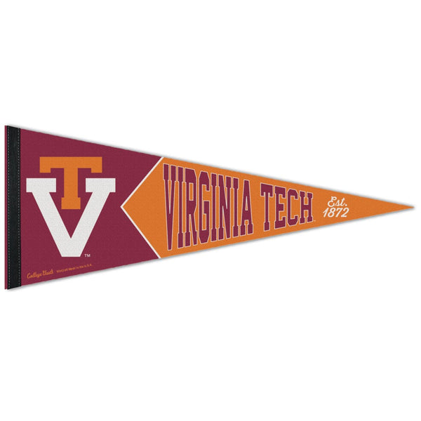 Virginia Tech Hokies /College Vault Premium Pennant 12" x 30"