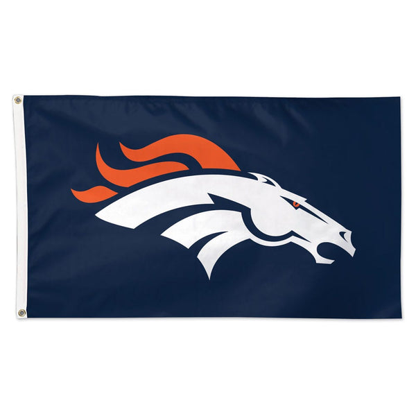 Denver Broncos Blue background Flag - Deluxe 3' X 5'