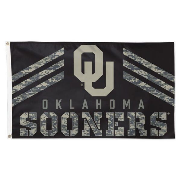 Wholesale-Oklahoma Sooners Military Apprecation Flag - Deluxe 3' X 5'