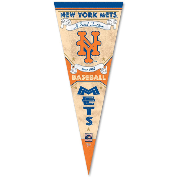 New York Mets / Cooperstown Premium Pennant 12" x 30"