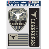 Texas Longhorns Camo Multi Use 3 Fan Pack