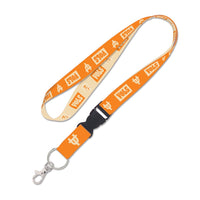 Tennessee Volunteers Lanyard w/detachable buckle 1"