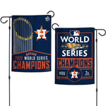 World Series Champions Houston Astros 2022 WORLD SERIES CHAMPS ASTROS Garden Flags 2 sided 12.5" x 18"