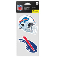 Buffalo Bills Perfect Cut Decal Set of two 4"x4"
