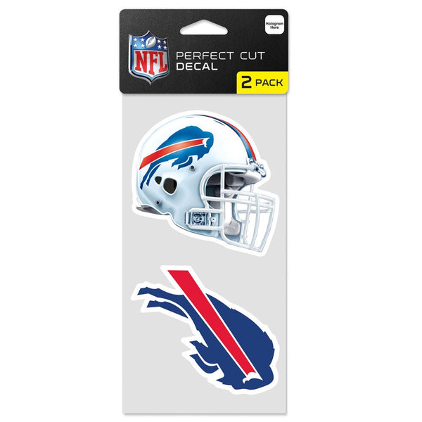 Buffalo Bills Perfect Cut Decal Set of two 4"x4"