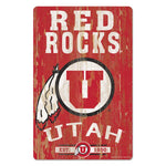 Wholesale-Utah Utes Wood Sign 11" x 17" 1/4" thick