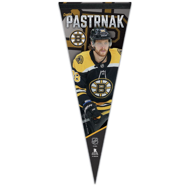Boston Bruins Premium Pennant 12" x 30" David Pastrnak