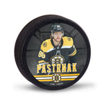 Boston Bruins Hockey Puck Packaged David Pastrnak