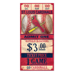 St. Louis Cardinals Wood Sign 6x12 3/8" thick