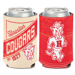 Wholesale-Houston Cougars / Vintage Collegiate Can Cooler 12 oz.