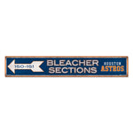 Houston Astros Wood Sign 6"x36" 3/8" thick