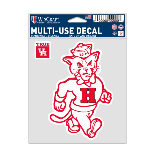 Wholesale-Houston Cougars / Vintage Collegiate Fan Decals 3.75" x 5"