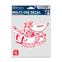 Wholesale-Houston Cougars / Vintage Collegiate Fan Decals 3.75" x 5"