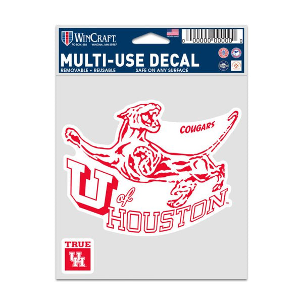 Wholesale-Houston Cougars / Vintage Collegiate Fan Decals 3.75" x 5"