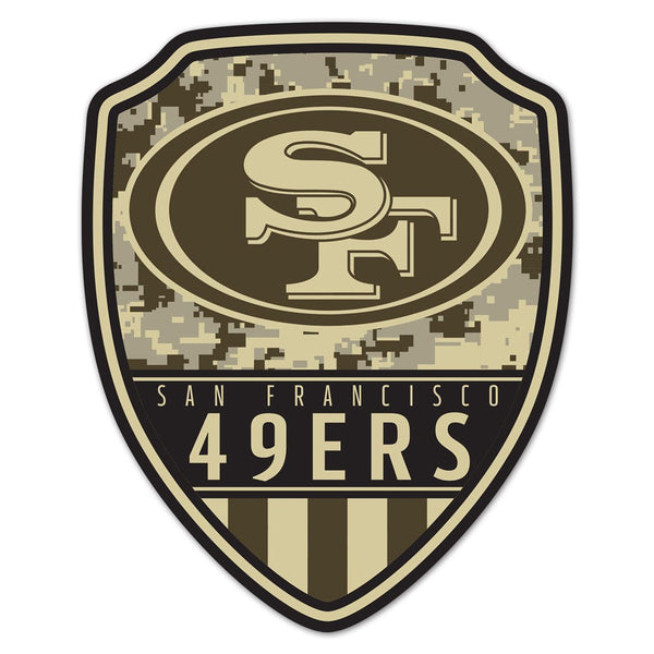 San Francisco 49ers Standard Issue Wood Sign 11"X14"