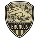 Denver Broncos Standard Issue Wood Sign 11"X14"