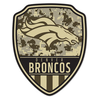 Denver Broncos Standard Issue Wood Sign 11"X14"