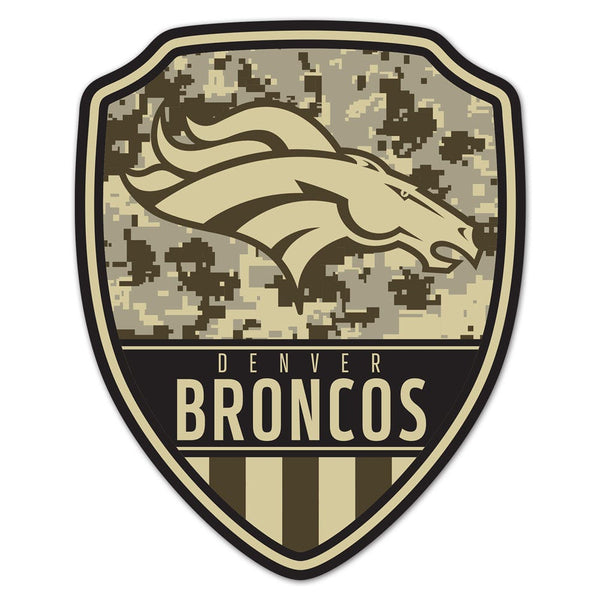 Denver Broncos Standard Issue Wood Sign 11"X14"