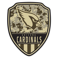 Arizona Cardinals Standard Issue Wood Sign 11"X14"
