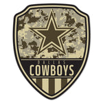 Dallas Cowboys Standard Issue Wood Sign 11"X14"