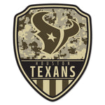Houston Texans Standard Issue Wood Sign 11"X14"