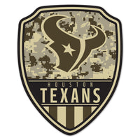 Houston Texans Standard Issue Wood Sign 11"X14"