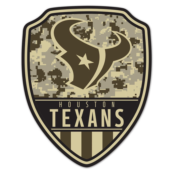 Houston Texans Standard Issue Wood Sign 11"X14"