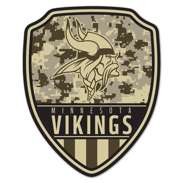 Minnesota Vikings Standard Issue Wood Sign 11"X14"