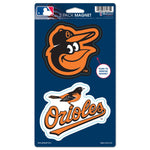 Baltimore Orioles 2 Pack Magnets 5" x  9"