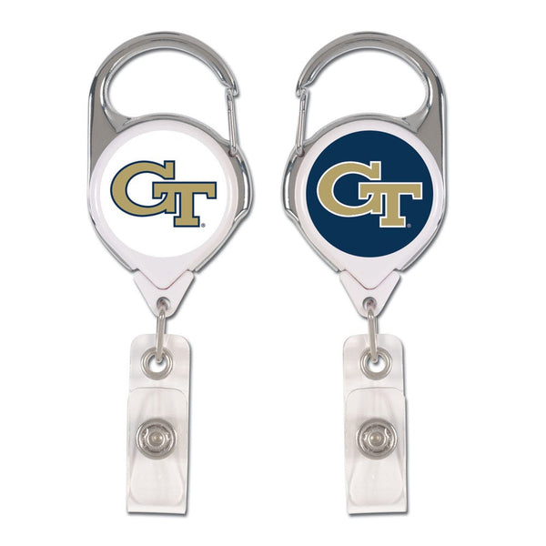 Georgia Tech Yellow Jackets Retrct 2S Prem Badge Holders