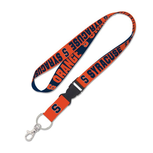 Wholesale-Syracuse Orange Lanyard w/detachable buckle 1"