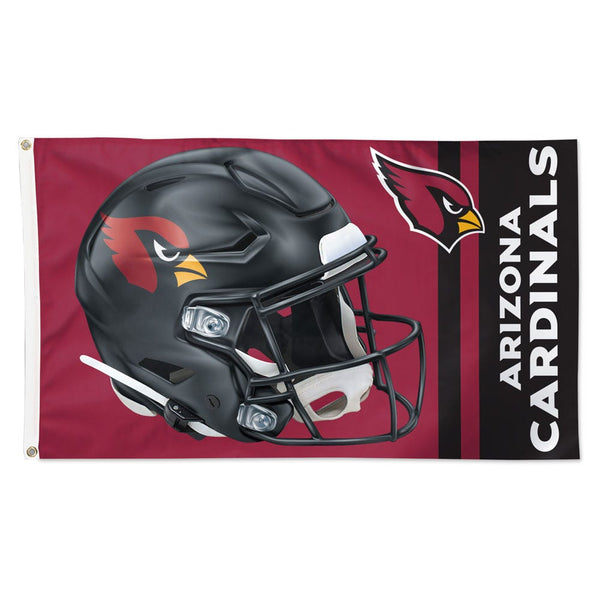 Arizona Cardinals Alternate Helmet Flag - Deluxe 3' X 5'