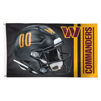 Washington Commanders Alternate Helmet Flag - Deluxe 3' X 5'