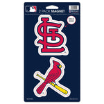 St. Louis Cardinals 2 Pack Magnets 5" x  9"