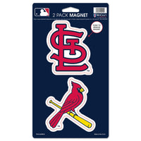 St. Louis Cardinals 2 Pack Magnets 5" x  9"