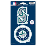 Seattle Mariners 2 Pack Magnets 5" x  9"