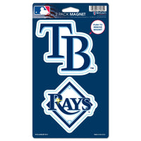 Tampa Bay Rays 2 Pack Magnets 5" x  9"