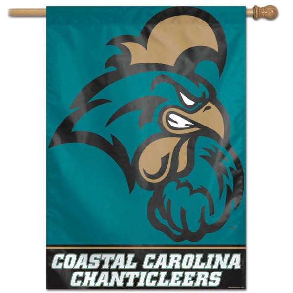 Wholesale-Coastal Carolina Chanticleers Vertical Flag 28" x 40"