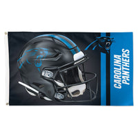 Carolina Panthers Alternate Helmet Flag - Deluxe 3' X 5'