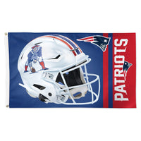 New England Patriots Alternate Helmet Flag - Deluxe 3' X 5'