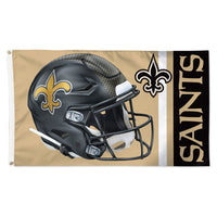 New Orleans Saints Alternate Helmet Flag - Deluxe 3' X 5'