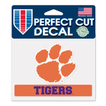 Wholesale-Clemson Tigers Tigers Perfect Cut Color Decal 4.5" x 5.75"